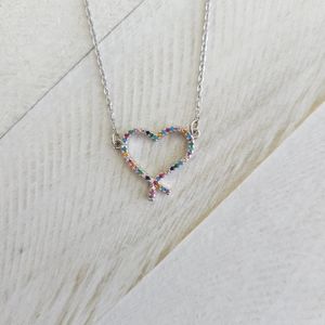 Crystals Heart Necklace